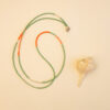 beads green and orange