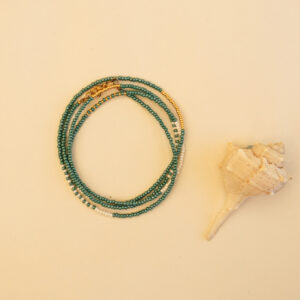 beads jade and cream