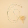 beads speckled turqoise and pink