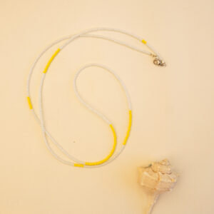 beads yellow and blue