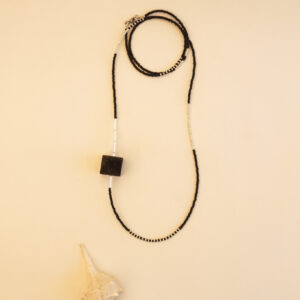 necklace black and silver 2