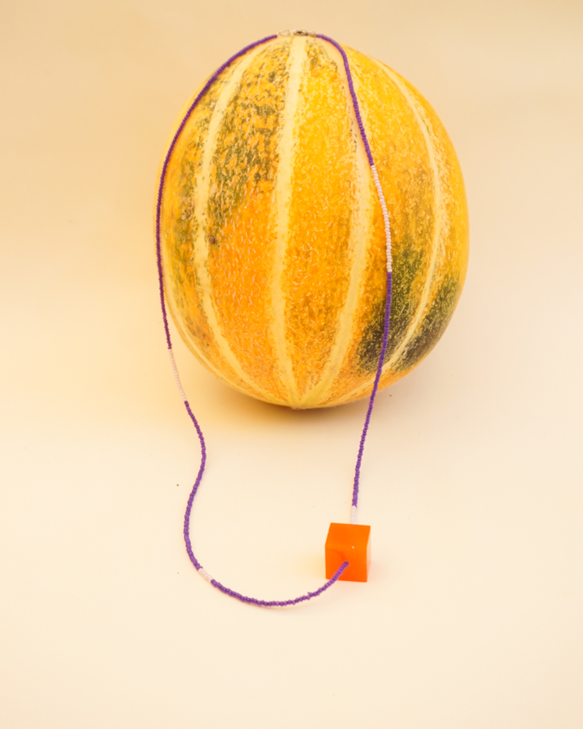 necklace purple and orange 3