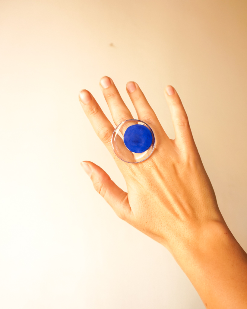 dark blue ring