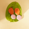 earrings organica lavender and copper