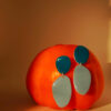 earrings organica sky blue and turquoise