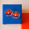 flower power earrings calendula