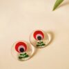 flower power earrings poppy