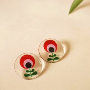 flower power earrings poppy