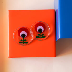 flower power earrings poppy1