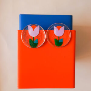 flower power earrings tulip