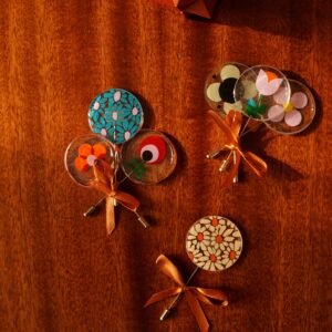 flower power pin bouquet