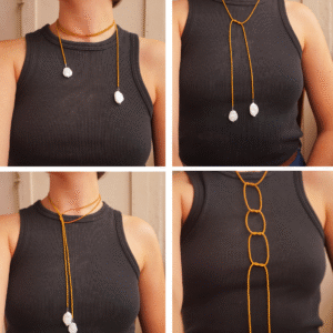 four ways to wear a pearl necklace