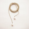 pearl necklace silver