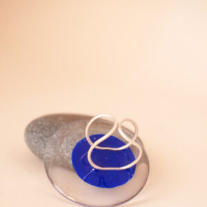 ring dot blue back