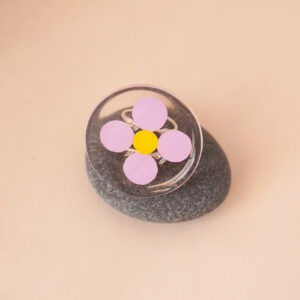 ring flower power forget me not