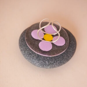 ring flower power forget me not back