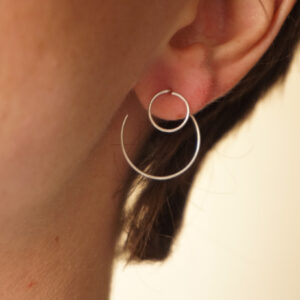 circle on ear