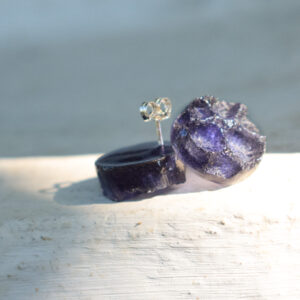 deep blue earrings sea creatures