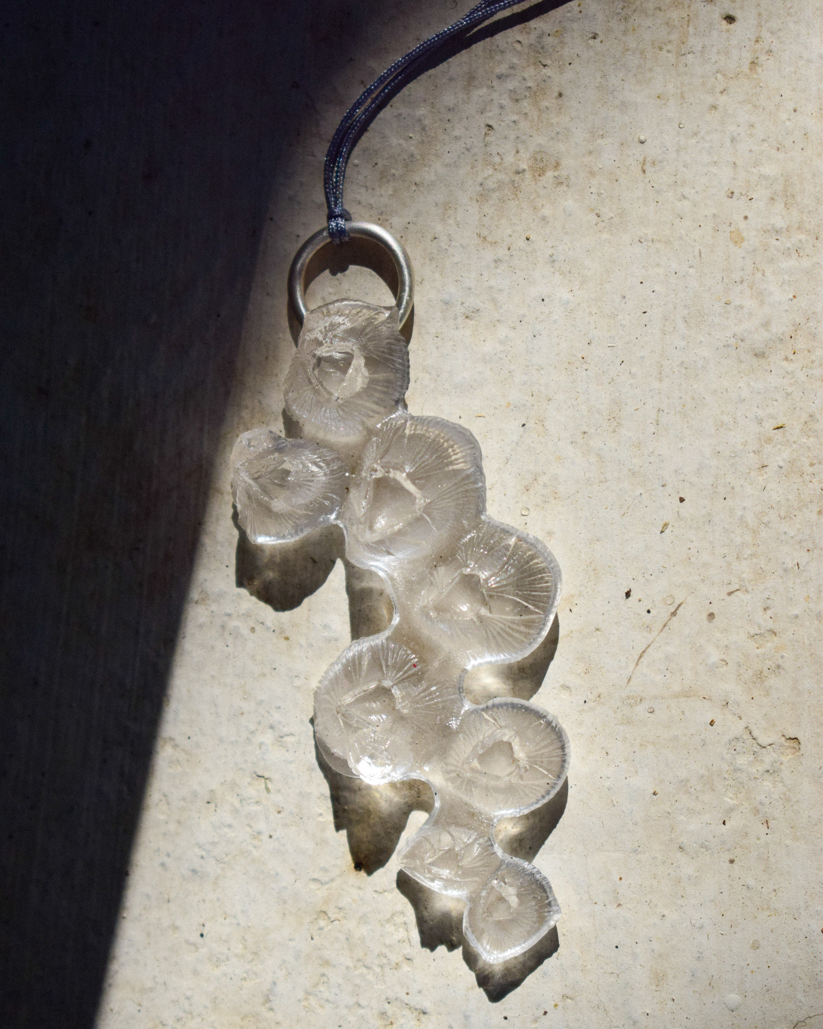 transparent necklace sea creatures